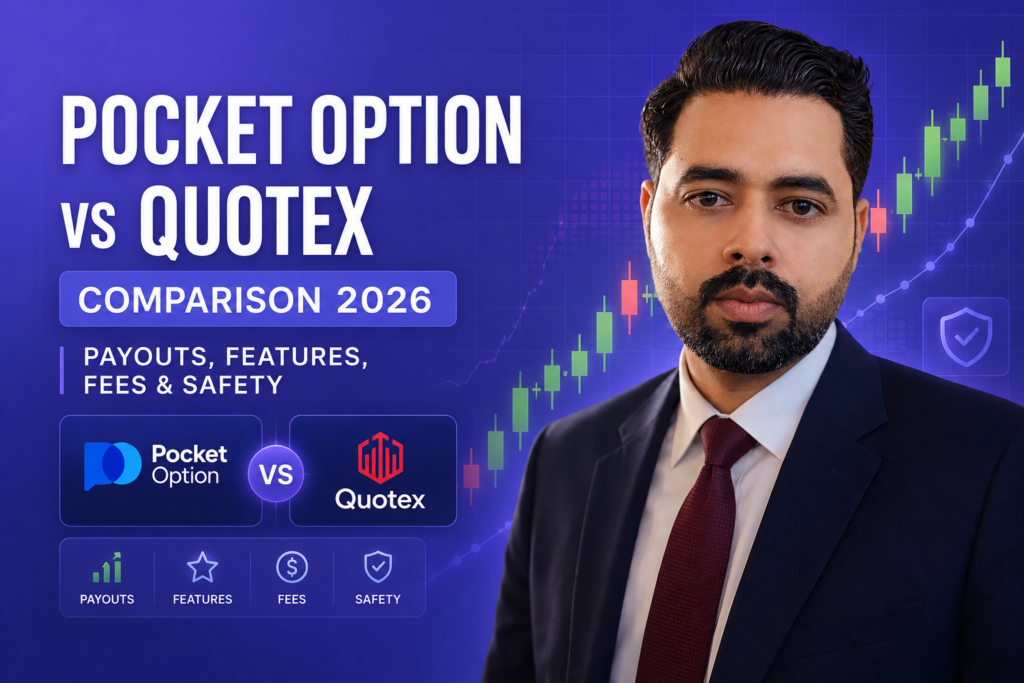 Pocket Option vs Quotex Paghahambing 2026: Mga Payout, Mga Tampok, Bayarin at Kaligtasan